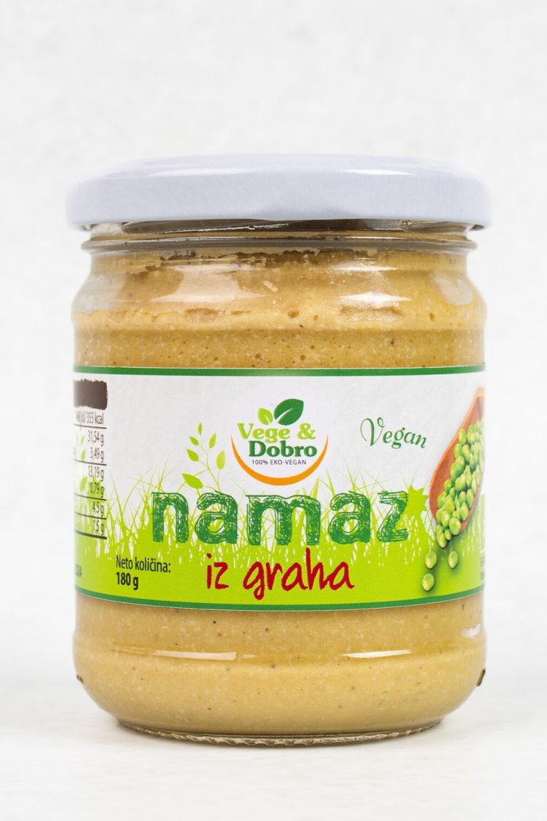 Vege&Dobro namaz od graška proizvodi