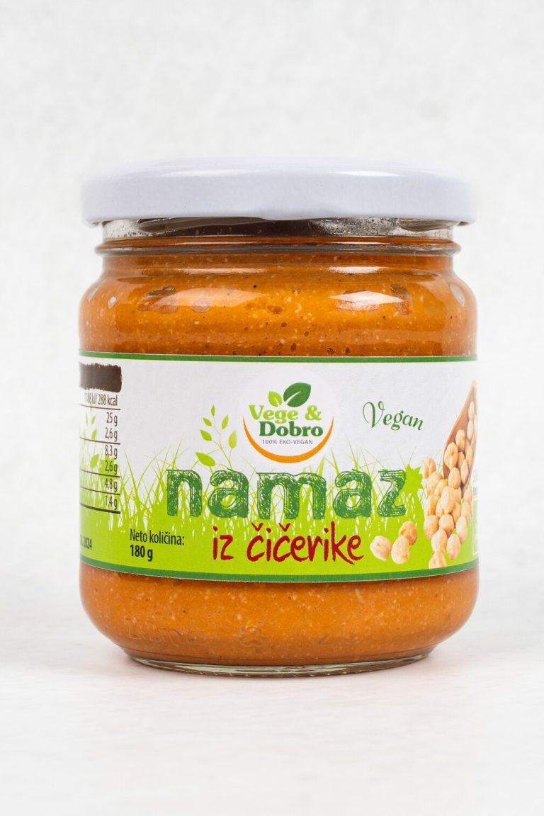 VegeDobro namaz od slanutka proizvodi