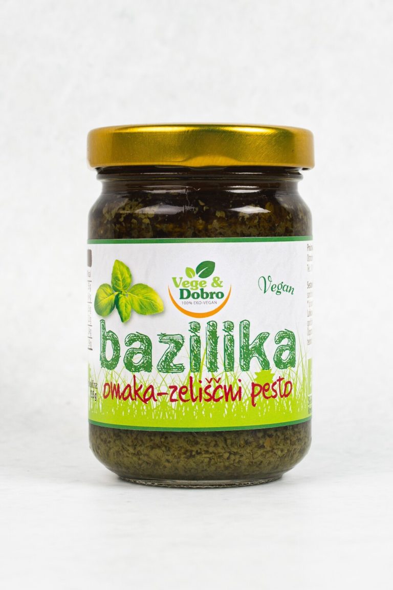 VegeDobro pesto od bosiljka proizvodi